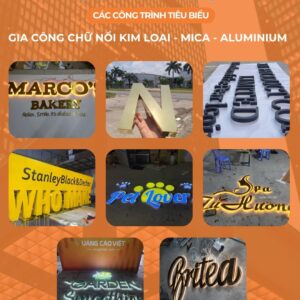 Bảng hiệu chữ nổi inox Thủ Đức