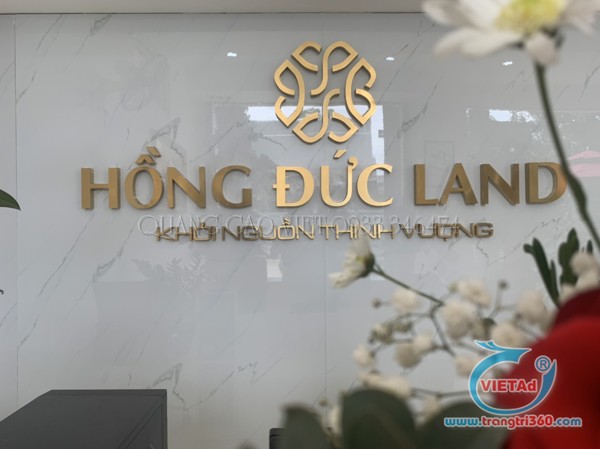 Chữ inox vàng xước giá rẻ – Lựa chọn tiết kiệm