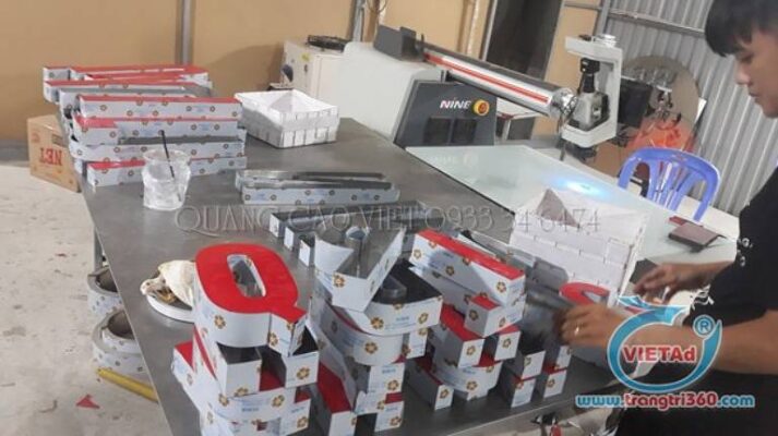 Gia công chữ inox tại Quận 3 – Mẫu mã đa dạng