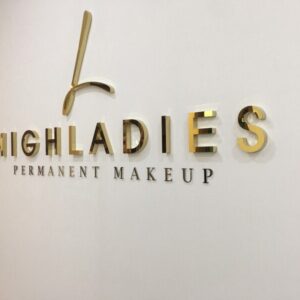 Mẫu chữ nổi 3D cho spa, salon tại Thủ Đức – Tạo hình mềm mại, thu hút