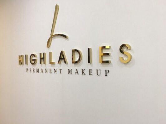 Mẫu chữ nổi 3D cho spa, salon tại Thủ Đức – Tạo hình mềm mại, thu hút