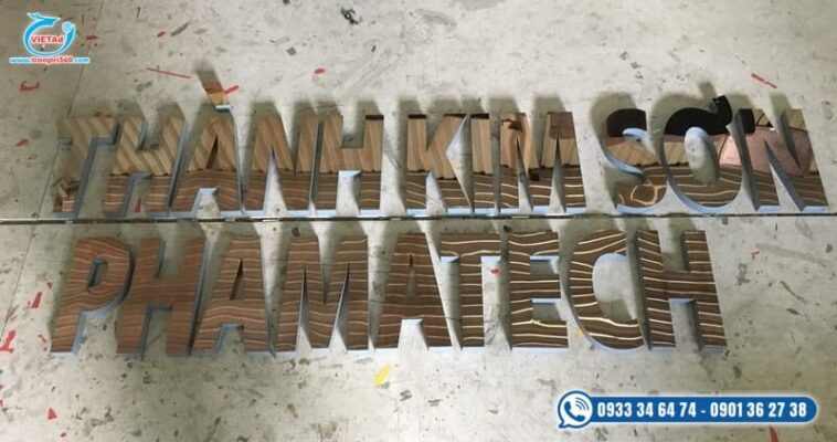 Gia công chữ inox tại Quận 10 – Giá xưởng - giao tận nơi