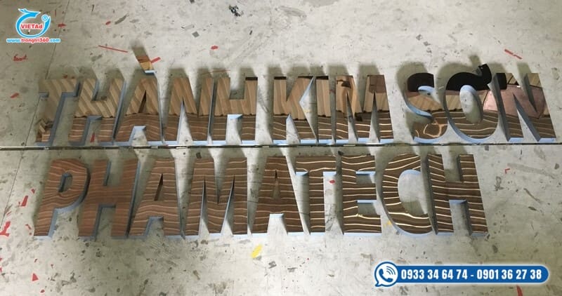Gia công chữ inox tại Quận 10 – Giá xưởng - giao tận nơi