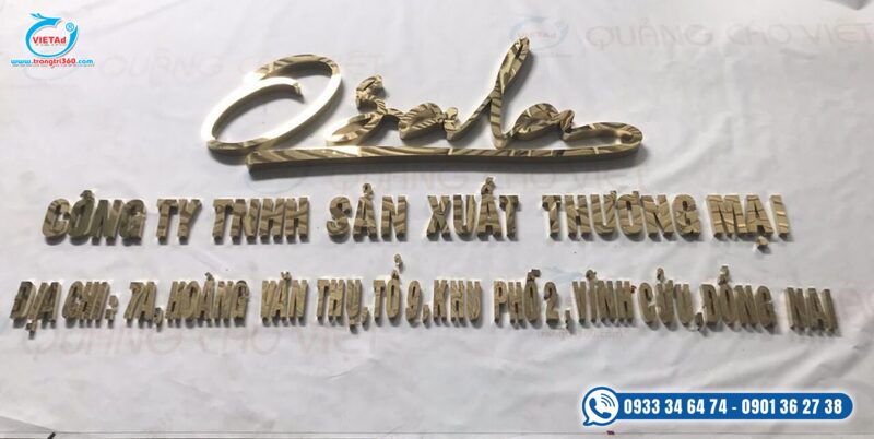 Gia công chữ inox Quận 10 – Giá xưởng - giao tận nơi - Image 5