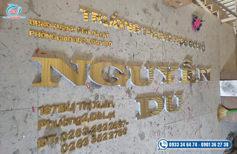 Gia công chữ inox Quận 10 – Giá xưởng - giao tận nơi - Image 6