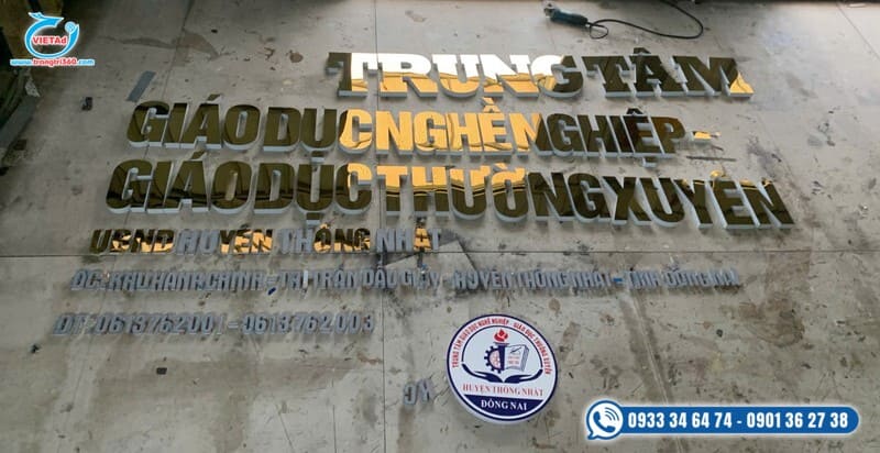 Gia công chữ inox Quận 10 – Giá xưởng - giao tận nơi - Image 11