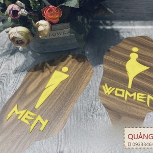 Bảng Toilet Gỗ - Wc Plywood Phủ Trang Trí Hiện Đại - hình 2