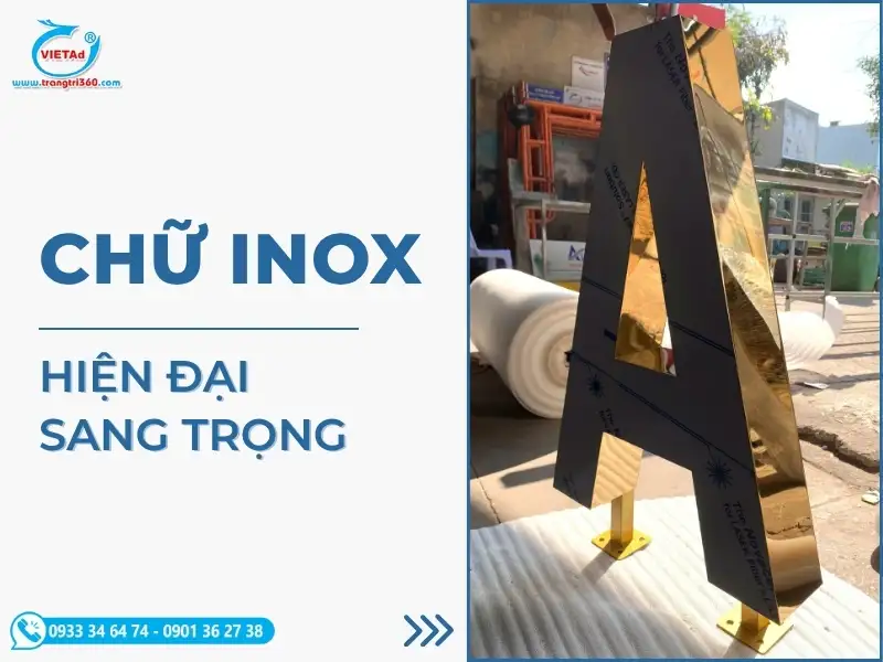 Bảng Giá Gia Công Chữ Inox, Đẹp Giá Rẻ 2026