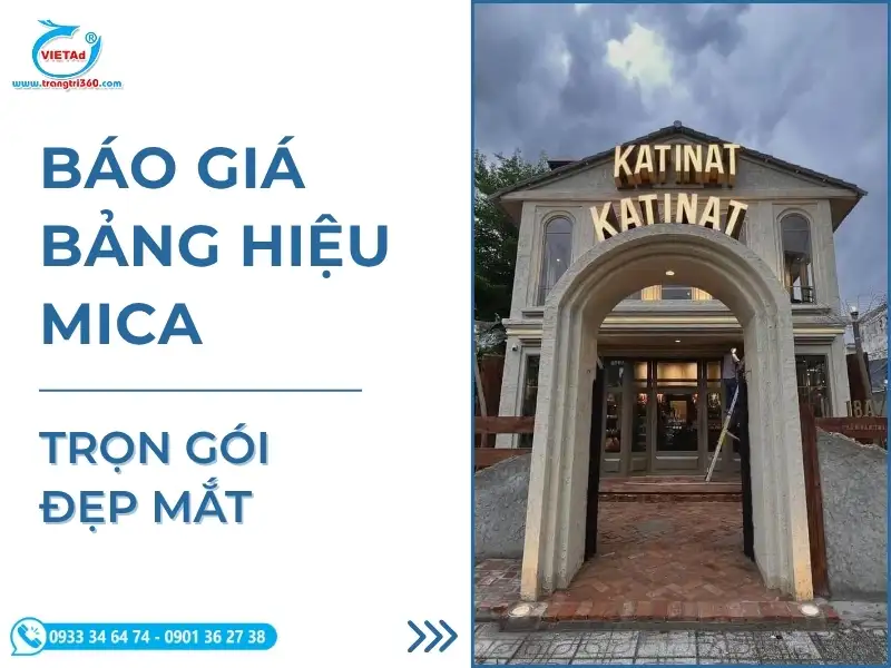 Báo Giá Bảng Hiệu Mica Trọn Gói, Giá Rẻ Tại Xưởng